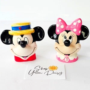 Enesco Disney Mickey & Minnie Maus Köpfe Salz & Pfefferstreuer Set - M1089 - Bild 1 von 13