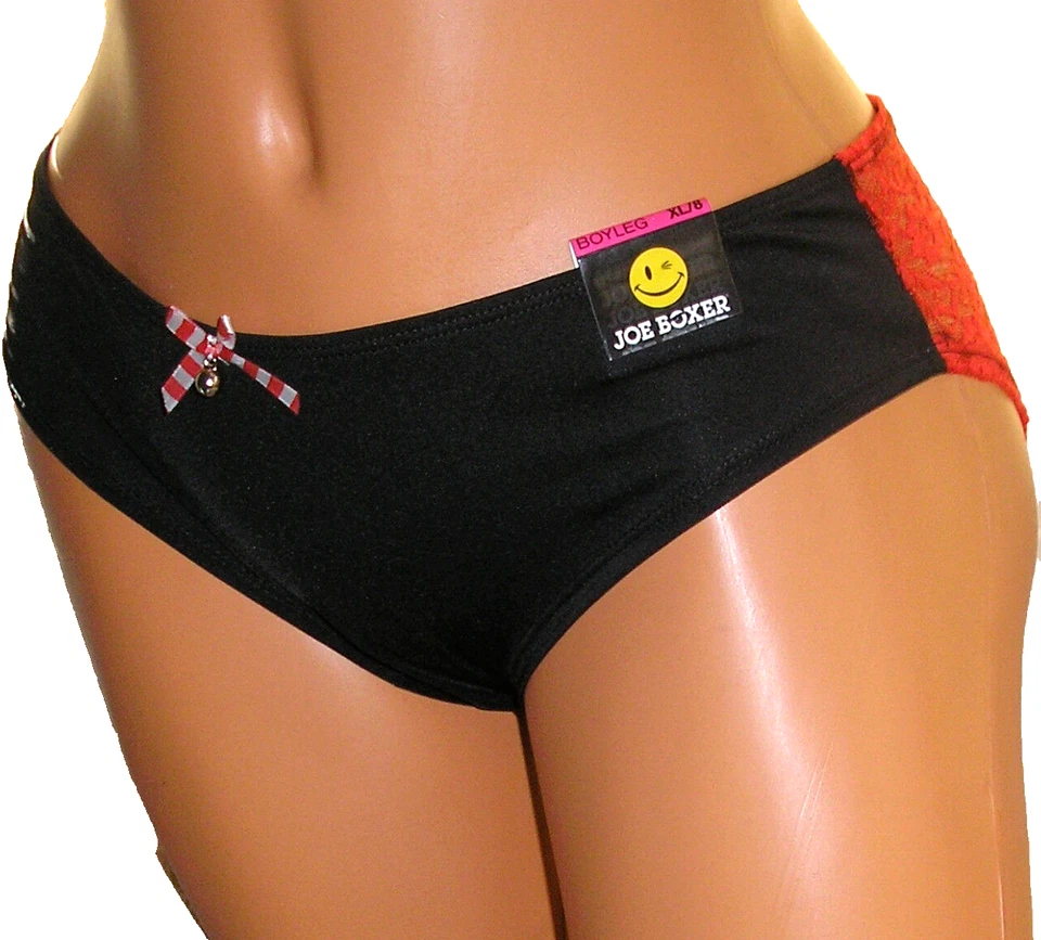 Bragas Lencería Encaje Espalda Campana Acento Boyleg Grande/XL Regalo Adulto Foto 1 de 4