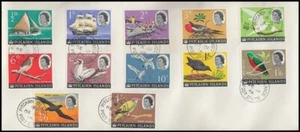 PITCAIRN IS 1966 COVER WITH 1964 SET TO 4/- (BIRDS) (ID:PI12) - Bild 1 von 1