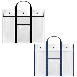 Art Portfolio Container Poster Board Transparent Bag Poster Board Storage Pouch - Picture 1 of 13
