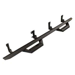 Smittybilt 19-24 Silverado Sierra 1500 2500 3500 Squared Textured Blk Drop Steps - Picture 1 of 4