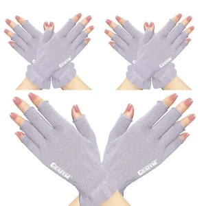Cotton Gloves for Dry Hands - Fingerless Touchscreen Moisturizing Gloves for ... - Picture 1 of 9