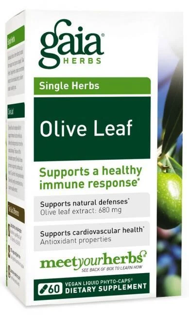 Gaia Herbs Olive Leaf 60 Vegetarian Liquid Phyto-caps