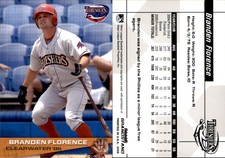 Branden Florence 2006 Grandstand Clearwater Threshers #14 Card *AutographDen*