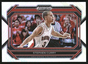 2023-24 Panini Prizm Draft Picks Variation Prizms Silver #53 Stephen Curry