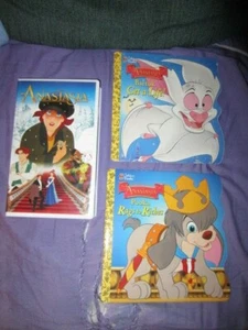 Anastasia (20th Century Fox) VHS, plus 2 Paperback Golden Books - Pre-Owned - Picture 1 of 8