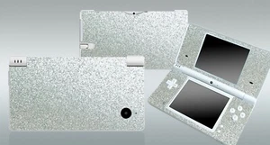 Shining Silver Bling Glitter Skin Sticker Protector for Nintendo DSi NDSi - Picture 1 of 5