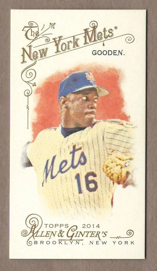 DWIGHT GOODEN 2014 Topps Allen and Ginter MINI Parallel Card #246 New York Mets - Image 1 of 1