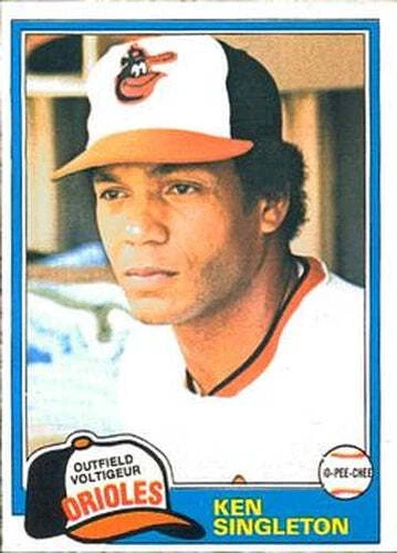 #281 Ken Singleton - Baltimore Orioles - 1981 O-Pee-Chee Baseball - Image 1 of 1