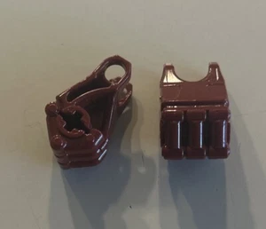 Lego Bionicle 64251 Dark Red Fist with Axle Hole - 3 Fingers / Set Of 2 - Picture 1 of 2