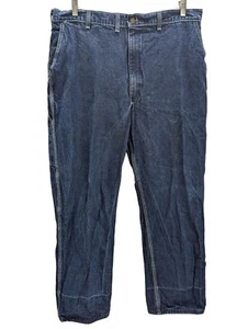 Pantalones de mezclilla OshKosh B'Gosh para hombre hechos en unión azul carpintero talla 36X28 - Imagen 1 de 15