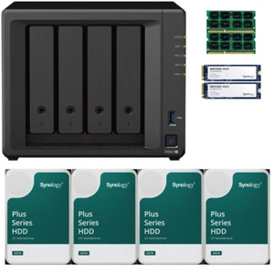 Synology DS923+ 4-Bay 32GB RAM 24TB (4x6TB) Synology Plus Drives & 800GB Cache - Picture 1 of 9