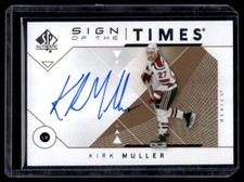 2020-21 SP Authentic Sign of the Times Kirk Muller Auto #SOTT-KM