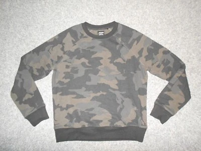 PRANA 1967291 COZY UP MILITARY CAMO WOMENS SMALL HEMP BLEND PULLOVER SWEATSHIRT - Image 1 of 3