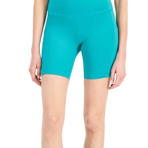 ID Ideology Womens Side Pockets Quick Dry Compression 7" Bike Shorts XS NWT (55) - Picture 1 of 8