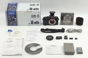 [Top MINT 1387 shots ] Olympus OM-D E-M5 16.1MP Digital SLR Black Camera JAPAN - Picture 1 of 19