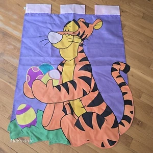 Large Winnie the Pooh Tigger Tiger Purple Easter Garden Yard House Flag 40x30 - Picture 1 of 4