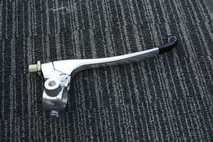 HONDA 7/8" DRUM Brake Lever SILVER Alloy Assy w/ mirror hole CB350 CB CL SL - Picture 1 of 3
