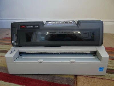 OKI MICROLINE 6300FB MONO DOT MATRIX PRINTER - P/N D21008B - £150.00 + VAT - Image 1 of 4