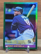 2018 Panini Donruss Retro 1984 Holo Green Tony Gwynn #258 HOF