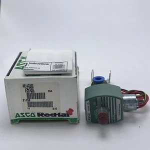 "Válvula solenoide Asco Red Hat 8314G300 bobina de 24 VDC 1/4"" NPT" - Imagen 1 de 6