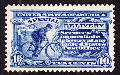 US E6 10c Special Delivery Mint VF-XF OG H SCV $230 - Image 1 of 2