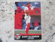 Winter Haven Super Sox Gary Allenson Signed Autographed 1989-90 Senior League