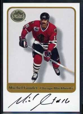 2001-02 Fleer Greats of the Game Autographs #59 Michel Goulet - Image 1 of 2