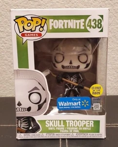 Funko pop! Games Fortnite SKULL TROOPER (GITD) Walmart Exclusive # 438 NEW RARE - Picture 1 of 6