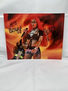 Sexyy Red Autograph Signed 8x10 Photo Rapper Singer POUND TOWN Skeeyee Rap - Picture 1 of 3