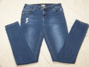 Girls Justice Distressed Skinny Jeans - Size 16 - Picture 1 of 9