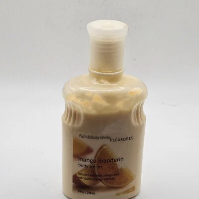 MANGO MANDARIN Body Lotion 8 oz Bottle BATH AND BODY WORKS Moisture 80% Full - Image 1 of 4