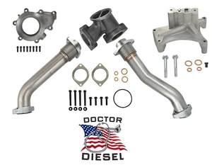 Up Pipes Turbo Pedestal Exhaust Housing For 1999.5-2003 Ford Powerstroke 7.3L - Picture 1 of 1