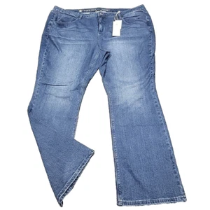 Laurie Felt Womens Trendy Forever Denim Baby Bell Jeans 26W Plus Size w Pockets - Picture 1 of 12
