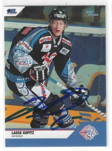 Lasse Kopitz Signed 2004/05 City Press Premier Card #6