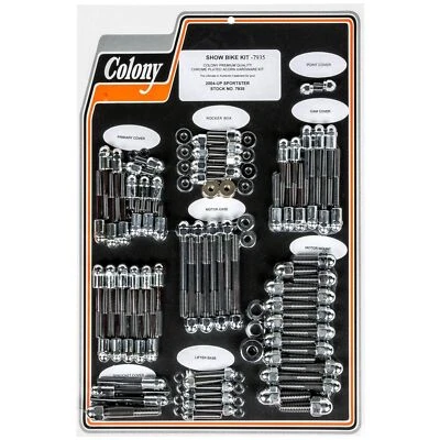 KIT DE HARDWARE DE BICICLETA DE EXHIBICIÓN (acorn) se adapta a: Harley Sportster XL 2004-Up. . . 7935 Foto 1 de 2