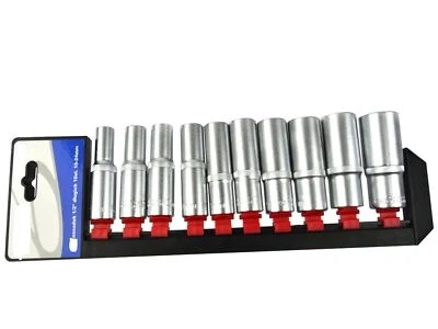 SET CHIAVI A BUSSOLA LUNGHE DEEP  DA 1/2 PROF. 10 PZ 10-24MM CRHOME VANADIUM - Immagine 1 di 2