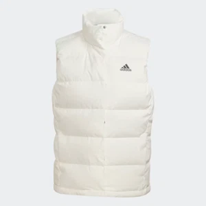 Adidas Large Women's Helionic Down Vest Gilet In White HG6278- New - Picture 1 of 14