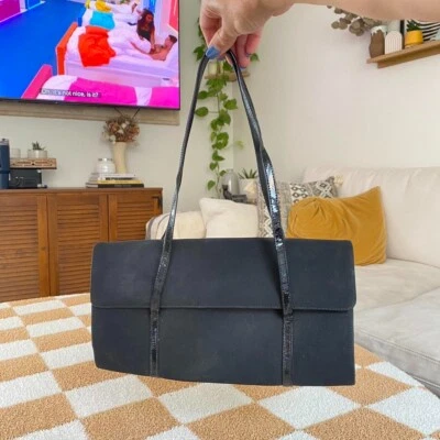 BOLSO DE HOMBRO MINI MONEDERO NEGRO STUART WEITZMAN Foto 1 de 4