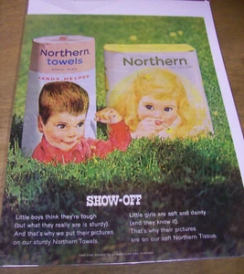 Original 1963 Northern Paper Magazine Ad - Picture 1 of 1