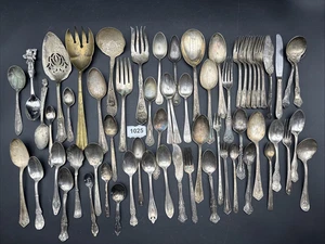 60 Teile Konvolut versilbertes Silberbesteck - Bild 1 von 22