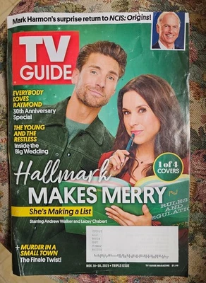 TV GUIDE 11/10-11/30: Double Cover Hallmark Xmas, NCIS, EVERYBODY LOVES RAYMOND - Image 1 of 2