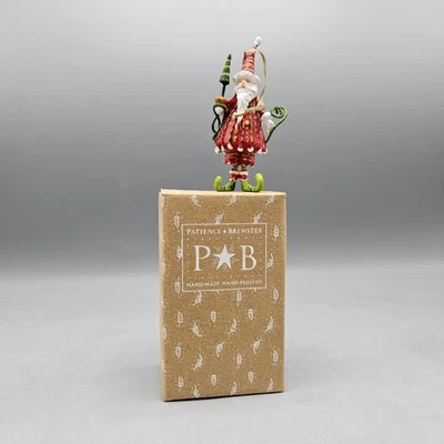 Patience Brewster por MacKenzie-Childs Mini Adorno Apuesto Santa Arrugas Foto 1 de 3