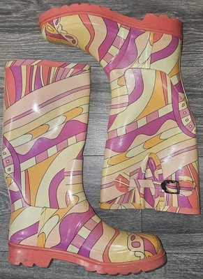 Tamara Henriques Pucciesque Psychedelic Boots Multicolor Womens Size 39 / US 8.5 - Image 1 of 4