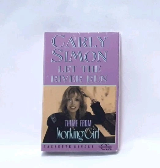 Carly Simon Let The River Run (1989) Single Theme From Working Girl Cassette New - Image 1 of 3