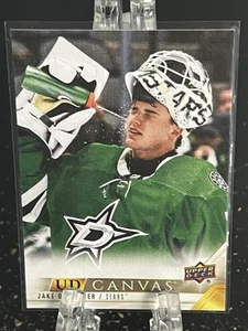 JAKE OETTINGER---2022-23 PONTE SUPERIORE----TELA----DALLAS STARS - Foto 1 di 2
