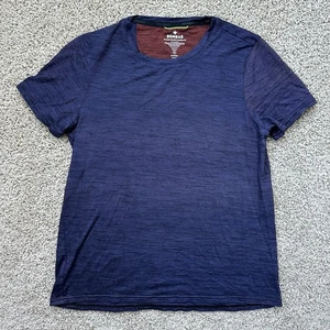 Bombas Women’s Medium Blue Short Sleeve Athletic Shirt Casual - Picture 1 of 6