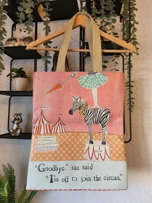 Bolso de Mano La Jolie Anaïs Para Unirse al Circo Estampado de Cebra Forrado Extravagante Regalo Foto 1 de 4