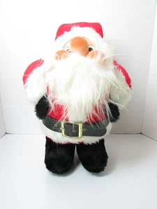 Vintage 1982 Rennoc SANTA CLAUS Rubber Chubby Face Stuffed Plush 16" - Picture 1 of 7