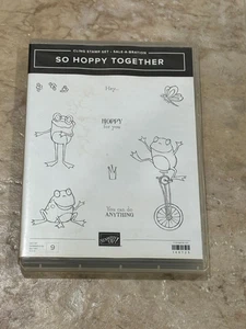 Stampin' Up! Set francobolli NUOVI così Hoppy Together rospo rana si può fare qualsiasi cosa - Foto 1 di 2